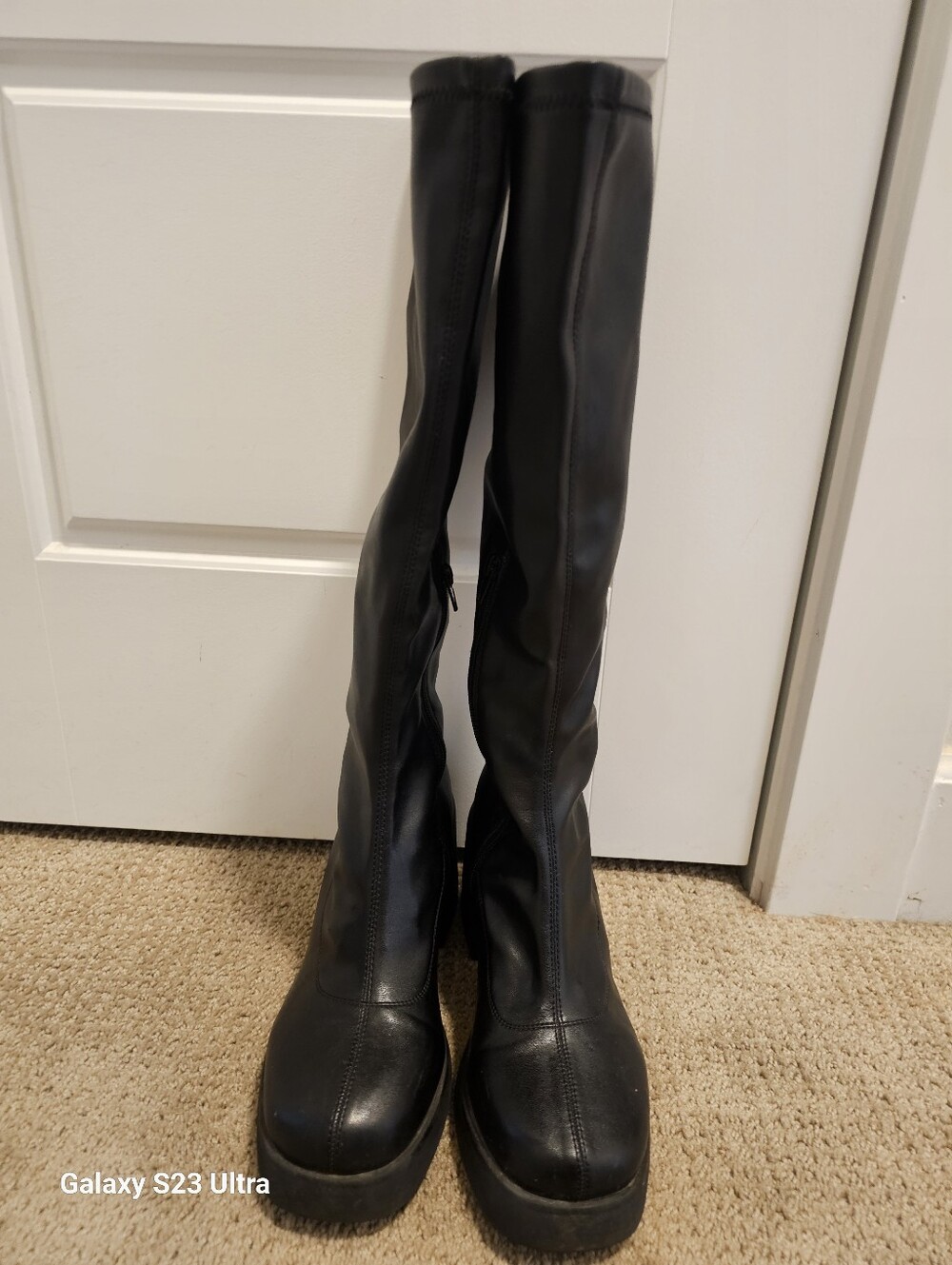 Steve Madden Berkleigh Black Boots Black sz8